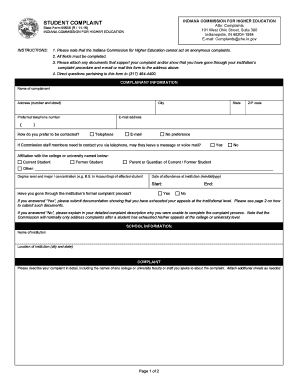 Attn Complaints  Form