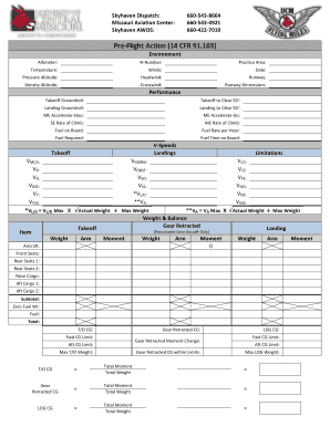 Skyhaven Dispatch Ucmo  Form