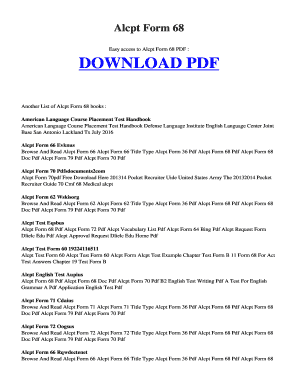 Alcpt Test PDF  Form