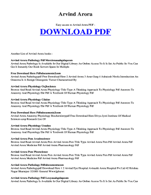 Basic Subjects Arvind Arora PDF  Form