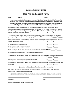 Consent Procedure  Form