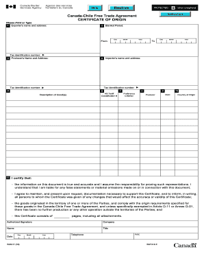 1 Exporter's Name and Address  Form