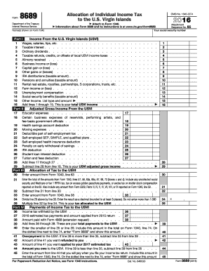  Form 8689pdffillercom 2016