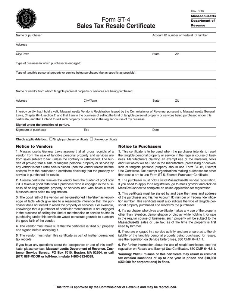 St 4 20162024 Form Fill Out and Sign Printable PDF Template signNow