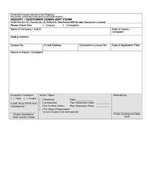 Dti Complaint Form PDF