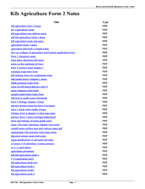 Klb Agriculture Book 2 PDF  Form