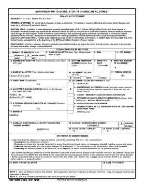 Dd Form 2558