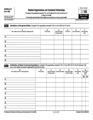  Schedule R Form 2016