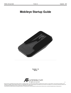 Mobileye Startup Guide Support Polysync Io Support Polysync  Form