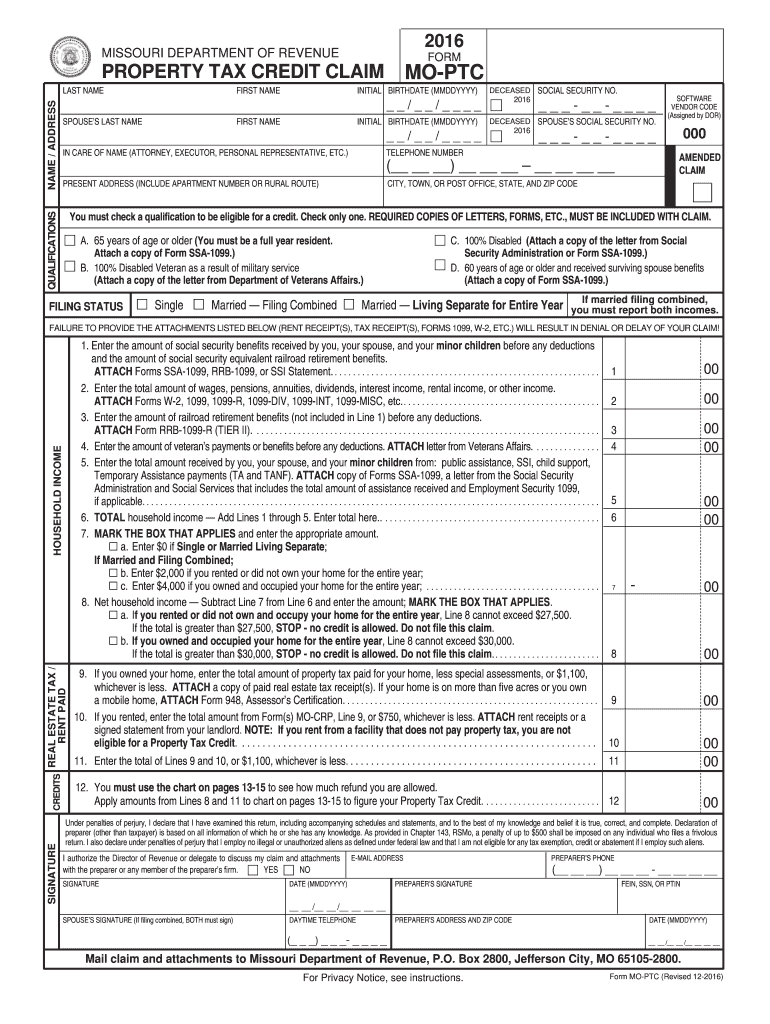  Mo Ptc  Form 2016