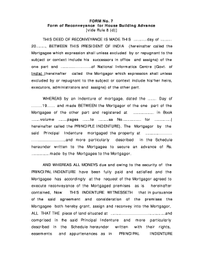 Reconveyance Deed Format in Marathi