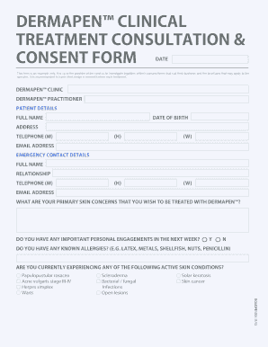 Dermapen Consent Form