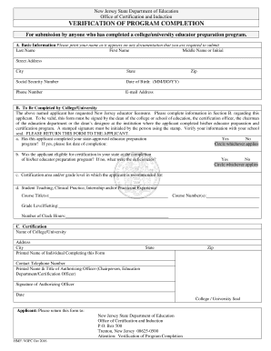 Vopc Form