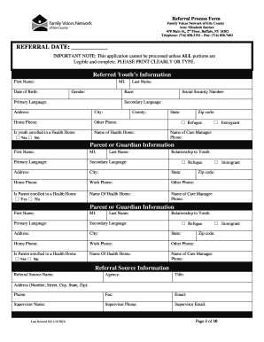 Erie County  Form