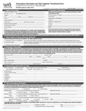 Taltz Enrollment Form