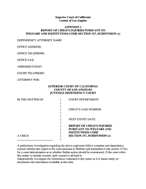 317e TORT Blank Form DOC