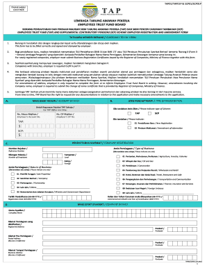 TAP01TAP01P &amp; SCP01SCP01P Brunei Gov  Form