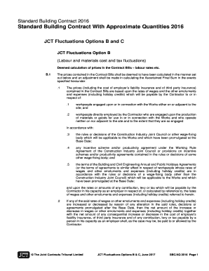 Jct Standard Building Contract Without Quantities PDF  Form