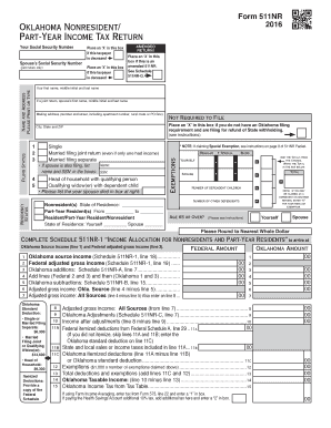  511nr Form 2020