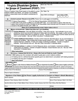 HIPAA Permits Disclosure to Health Care Professionals and Authorized Decision Makers for Treatment Pcprv  Form