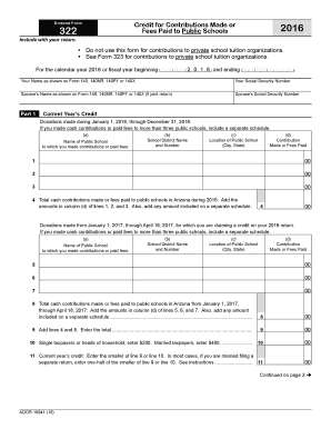 Credit for Contributions Made or  Form