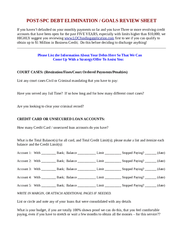 Requirements for a Secured Party Creditor  Form