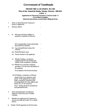 C License Form