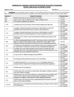 Md Admission Bar Bar  Form