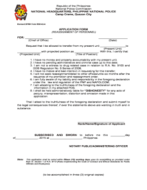 Dprm Form Rsd 03 a Revised
