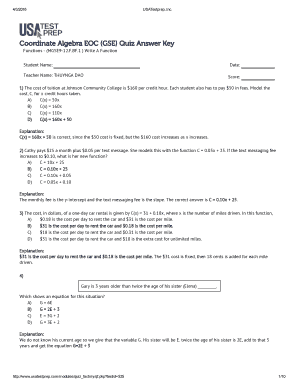 Usatestprep Answer Key  Form