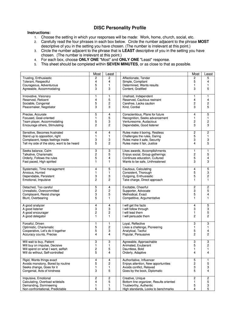 Paper Disc Assessment PDF Form Fill Out And Sign Printable PDF 