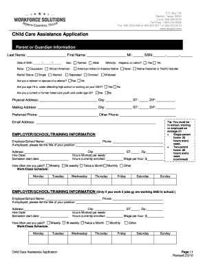 Workforce  Form