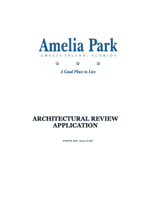  Amelia Park ARB Application Rev 01182016  Ameliapark 2016-2024