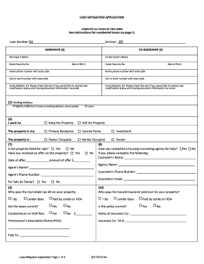  Loss Control Management Application Form 2017-2024