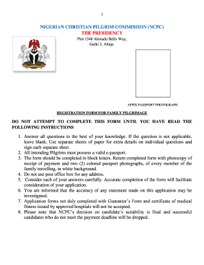 Ncpc Application Form