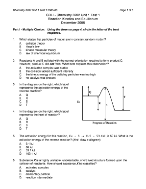 Chemistry 3202  Form