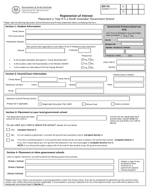 Ed176 Form