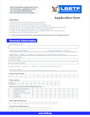 Lsetf  Form