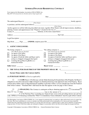 Birmingham Board of Realtors  Form