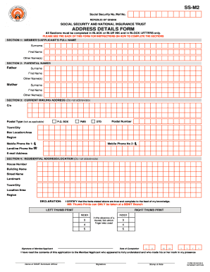 Ssnit Registration Forms