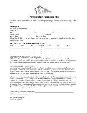 Waiver Forms