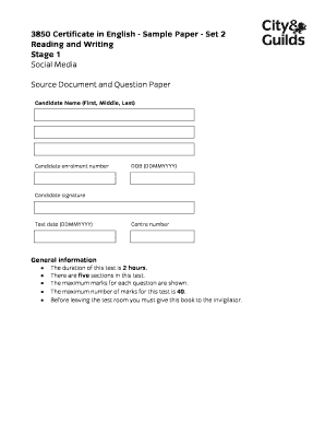 How to Fill in a Source Document  Form