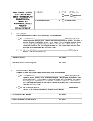 OPWDD STATE of NEW YORK OFFICE for PEOPLE with Opwdd Ny  Form