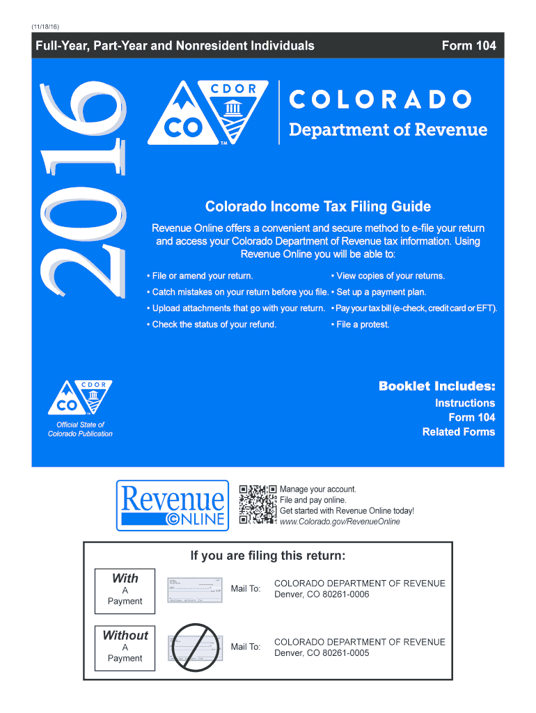 2017 Colorado Tax Booklet