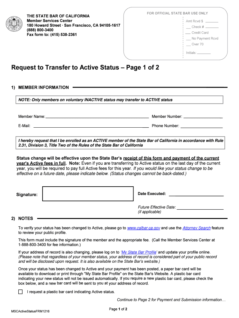  Bar Transfer Active 2016-2024