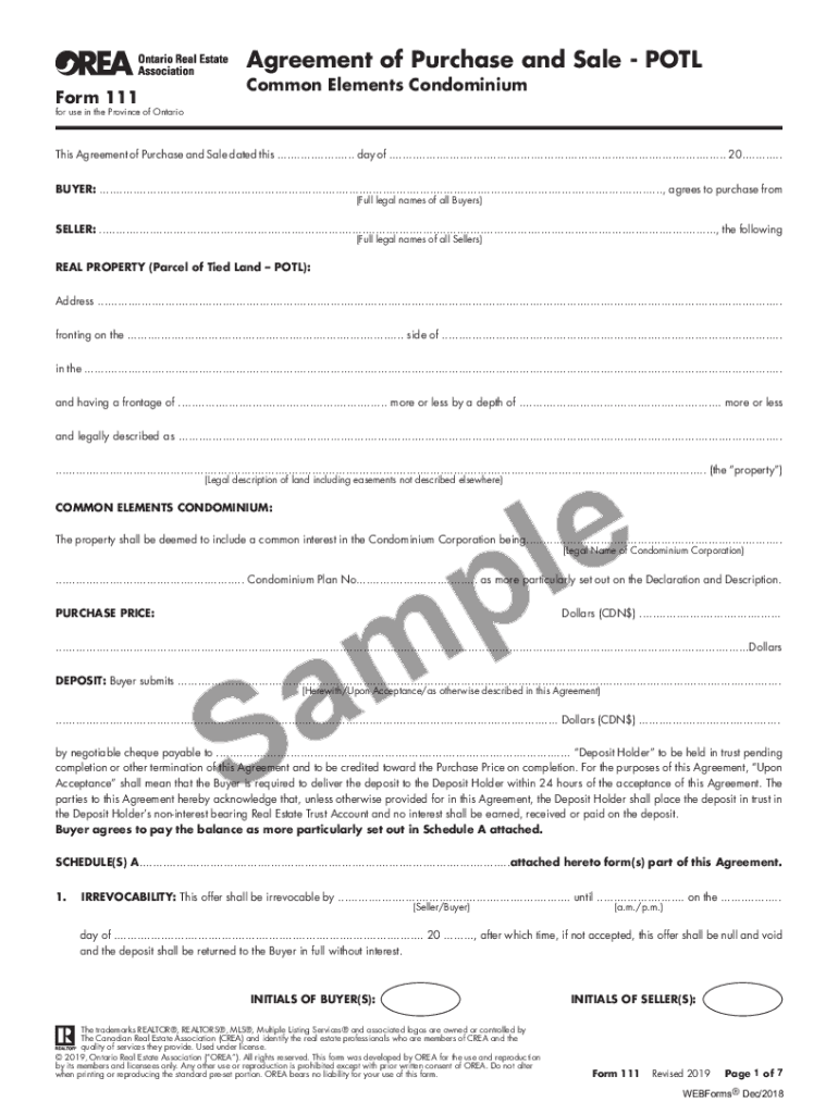 Orea Form 111