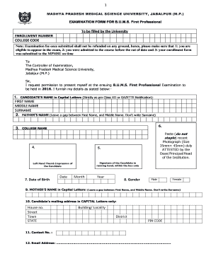 Mpmsu Enrollment Login  Form