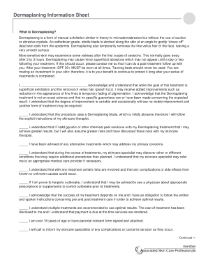 Dermaplaning PDF  Form