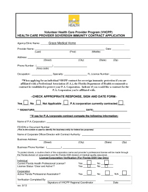 KNIGHTS CLINIC PHYSICAN VOLUNTEER  Form