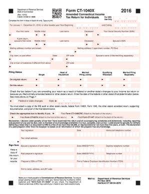 Ct 1040x Instructions Fill Out And Sign Printable Pdf Template Signnow